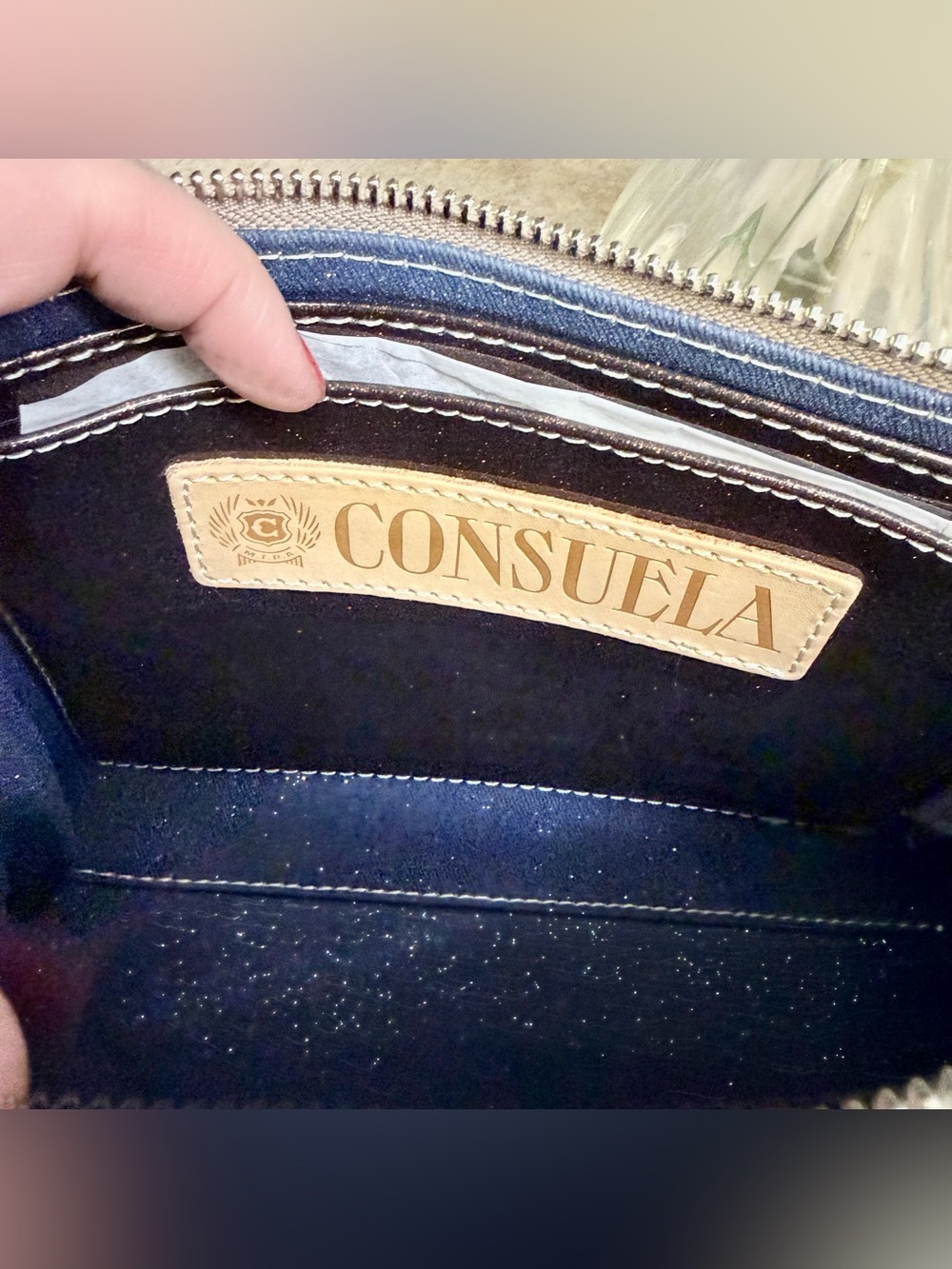 NWT Consuela Midtown Crossbody and Pouch Nila Blue purse - Picture 11 of 15